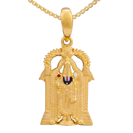 Pious Lord Balaji Gold Pendants