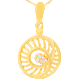 Creative Infinity Concentric Gold Pendants