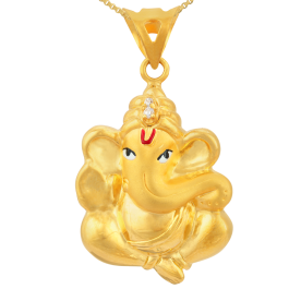 Goddess Lord Ganesha Gold Pendants