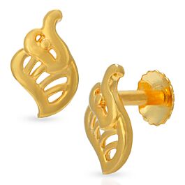 Prefect Swirl Gold Earrings