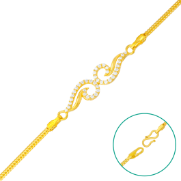 Royal Trendy Spiral Gold Bracelets