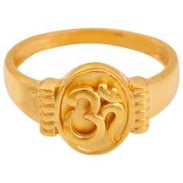 Powerful Om Gold Rings