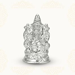 Divine Ganesha Silver Idols