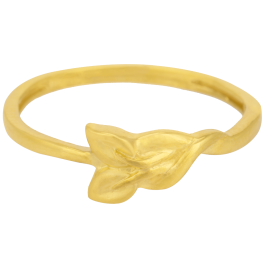 Dainty Leaf Gold Rings | 38A429563