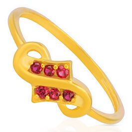  Classic Red Romance Gold Rings