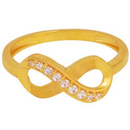 Fashionable Infinity Gold Rings