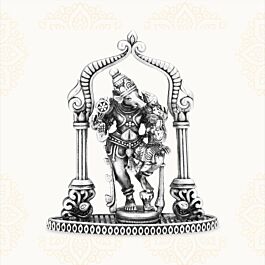 Antique Varaha Lakshmi Silver Idol