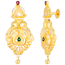 Lovely Admired Traditional Gold Earrings
