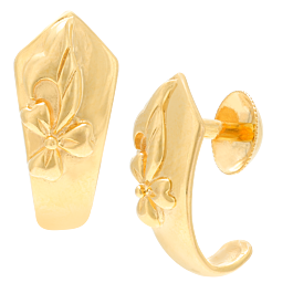 Exquisite Leaf Gold Earrings