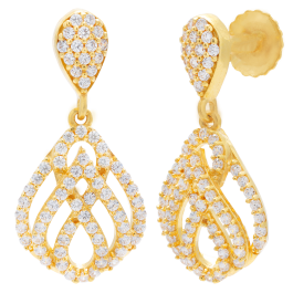 Delightful Twinkling Gold Earrings