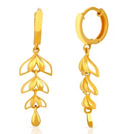 Fancy Stylish Hanging Gold Earrings