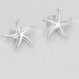 Immaculate Starfish Silver Earrings | 507B278248