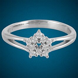 Aesthetic Lovely Star Silver Ring