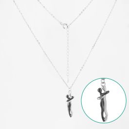 Lovely Couple Idol Silver Necklaces