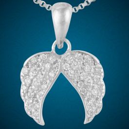 Stylish Wings Designed Silver pendants