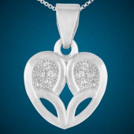 Attractive Designed Heartin Silver Pendants