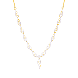 Ravishing Swril Diamond Necklaces