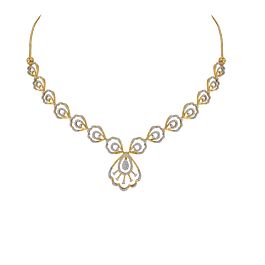 Scintillating Fancy Diamond Necklace