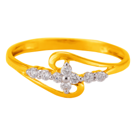  Azure Classic Floral Diamond Ring