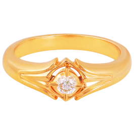 Glittering Single Stone Diamond Rings