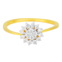 Pretty Floral Diamond Rings