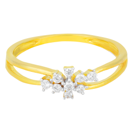 Elegant Floral Diamond Rings 