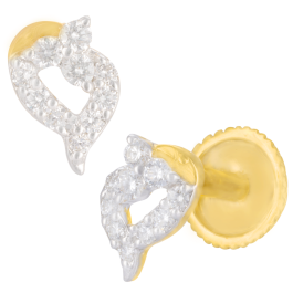 Fancy Leaf Diamond Earrings