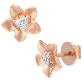 Gorgeous Lovely Floral Diamond Earrings