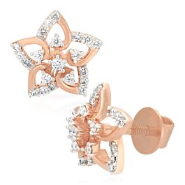 Beautiful Semi Stone Diamond Earrings