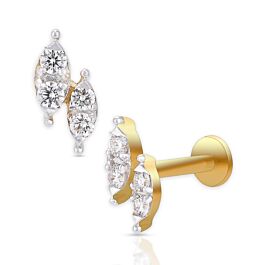 Fancy Dew Drop Diamond Earrings