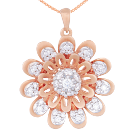 Stupendous Floral Diamond Pendants