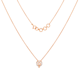 Chakra Pattern Glint Diamond Necklaces