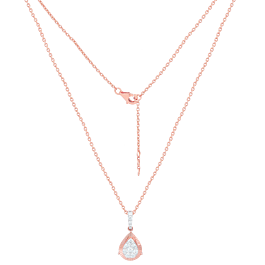 Incredible Pear Drop Diamond Necklaces