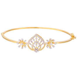 Gleaming Floral Diamond Bracelets