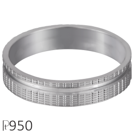 Stunning Center Layer Platinum Ring