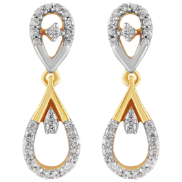 Stunning Drop Diamond Earrings