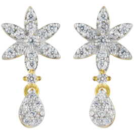 Sublime Floral Diamond Earrings