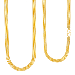 Modish Plain Gold Chains