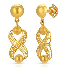 Enchanting Beaded Gold Earrings
