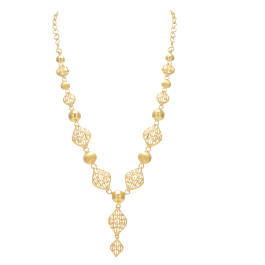 Ultra Modern Stylish Drops Long Gold Necklaces