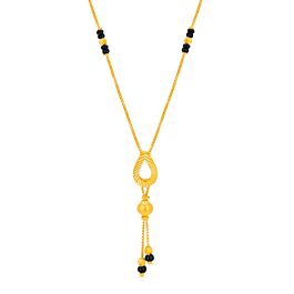 Glorious Dainty Beaded Gold Mangalsutra