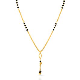 Pretty Dangling Beads Gold Mangalsutra