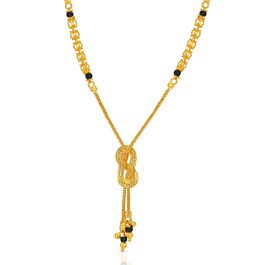 Alluring Eight Knot Gold Mangalsutra