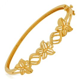Artistic Butterfly Gold Bracelet