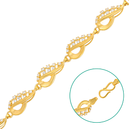 Shiny Conch Pattern Gold Bracelet