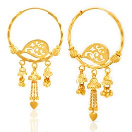 Classic Stylish Gold Earrings