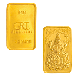 22KT Gold  2 Grams Lakshmi Bar | 26D973957 