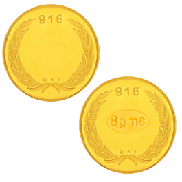 22KT Gold  8 Grams Leaf Coin | 26E265849 
