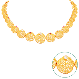 Gold Necklace 102A262425