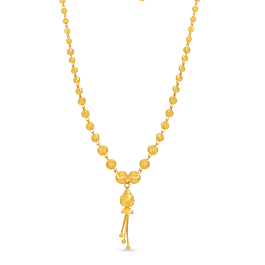 Opulent Cut Balls Gold Necklace